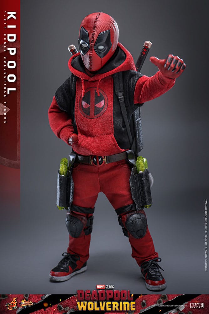 Deadpool & Wolverine Movie Masterpiece Action Figur 1/6 Kidpool 22 cm Hot Toys