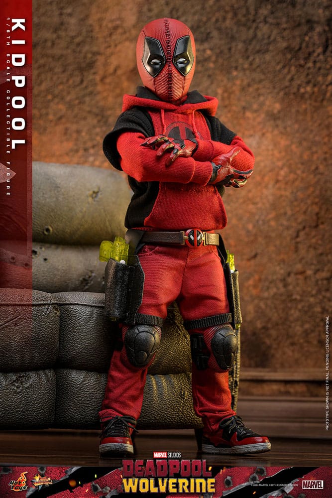 Deadpool & Wolverine Movie Masterpiece Action Figur 1/6 Kidpool 22 cm Hot Toys