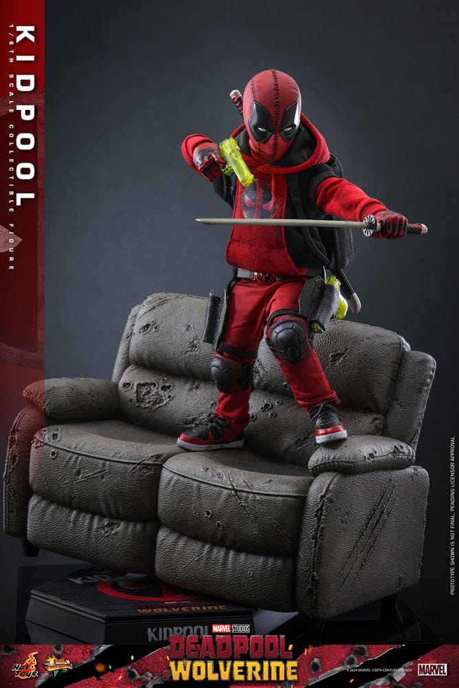 Deadpool & Wolverine Movie Masterpiece Action Figur 1/6 Kidpool 22 cm Hot Toys