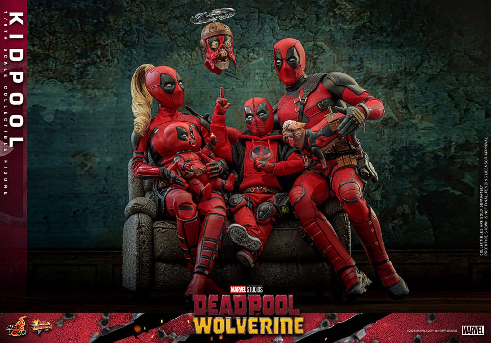 Deadpool & Wolverine Movie Masterpiece Action Figur 1/6 Kidpool 22 cm Hot Toys