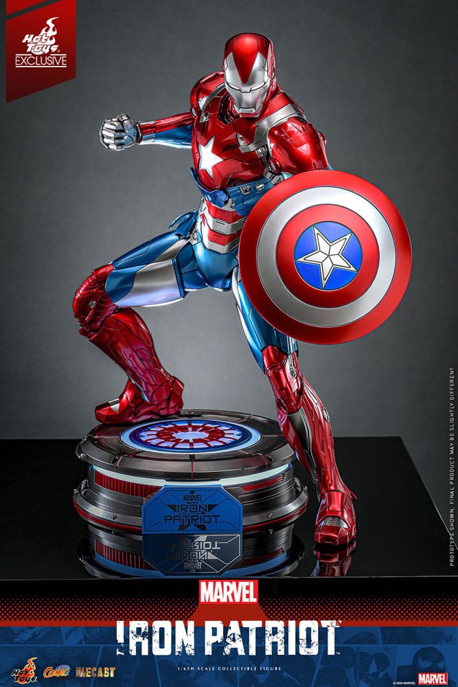 Marvel Diecast Iron Patriot Actionfigur 1/6 Hot Toys Hot Toys