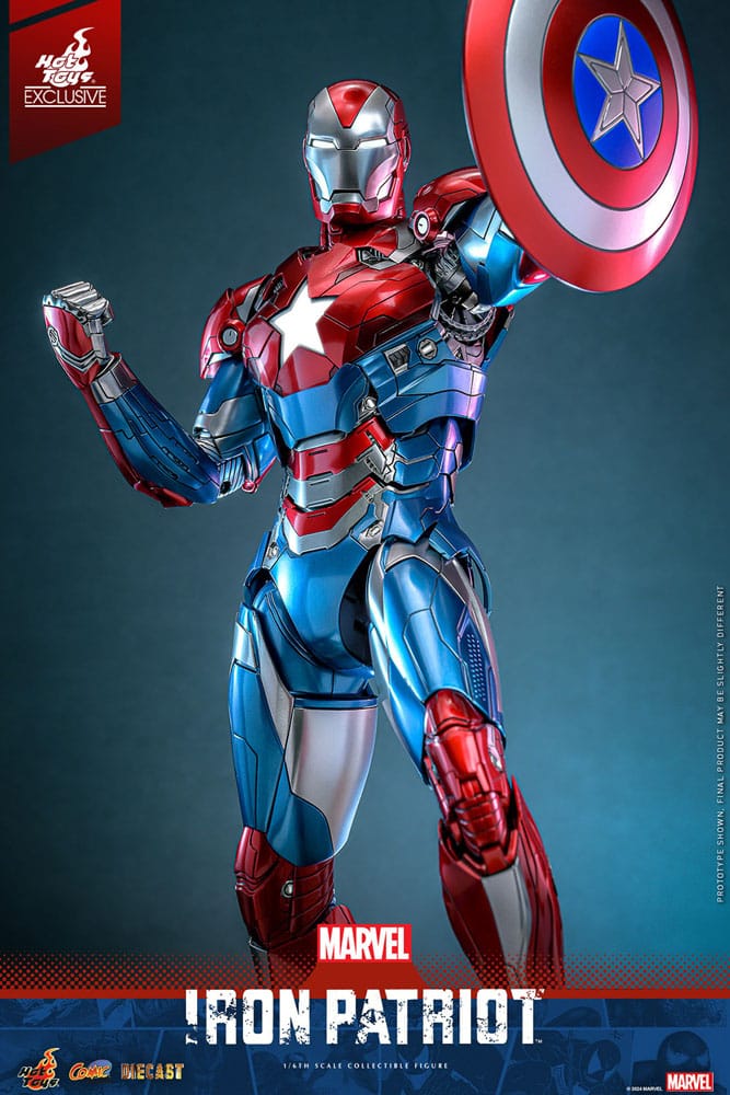 Marvel Diecast Iron Patriot Actionfigur 1/6 Hot Toys Hot Toys