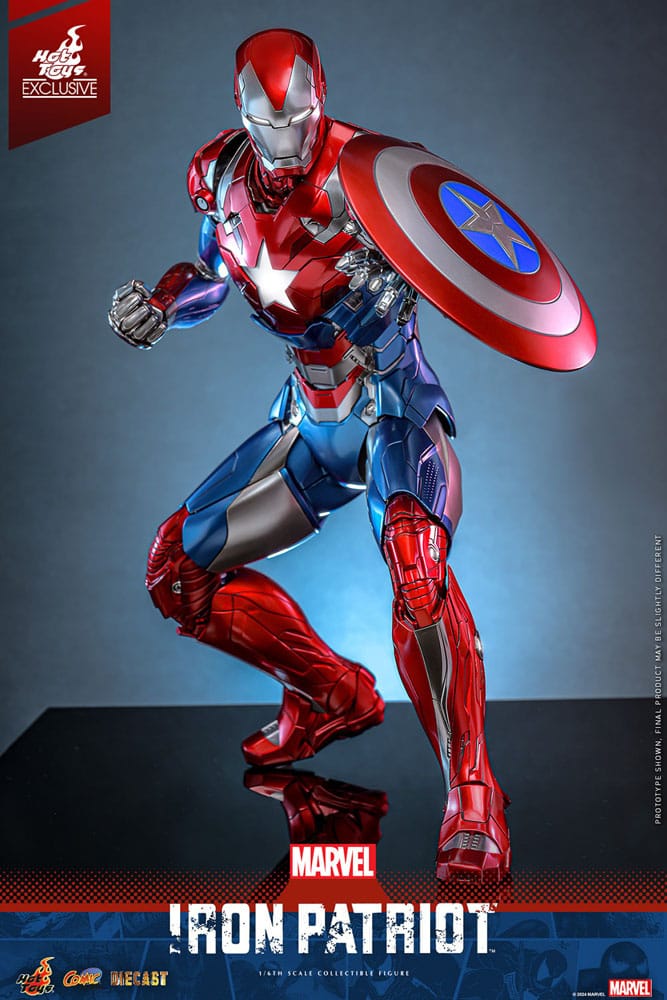 Marvel Diecast Iron Patriot Actionfigur 1/6 Hot Toys Hot Toys