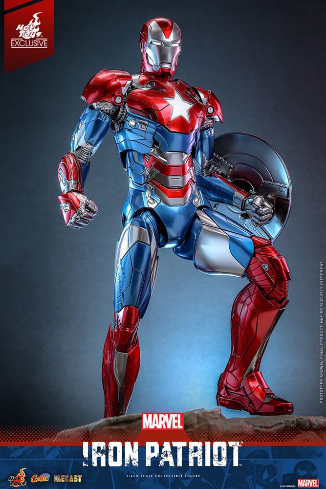 Marvel Diecast Iron Patriot Actionfigur 1/6 Hot Toys Hot Toys