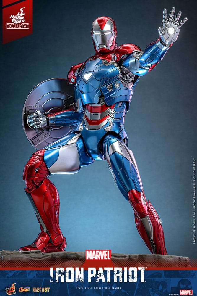 Marvel Diecast Iron Patriot Actionfigur 1/6 Hot Toys Hot Toys