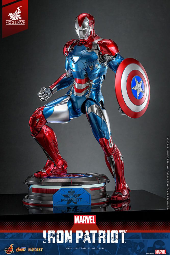 Marvel Diecast Iron Patriot Actionfigur 1/6 Hot Toys Hot Toys