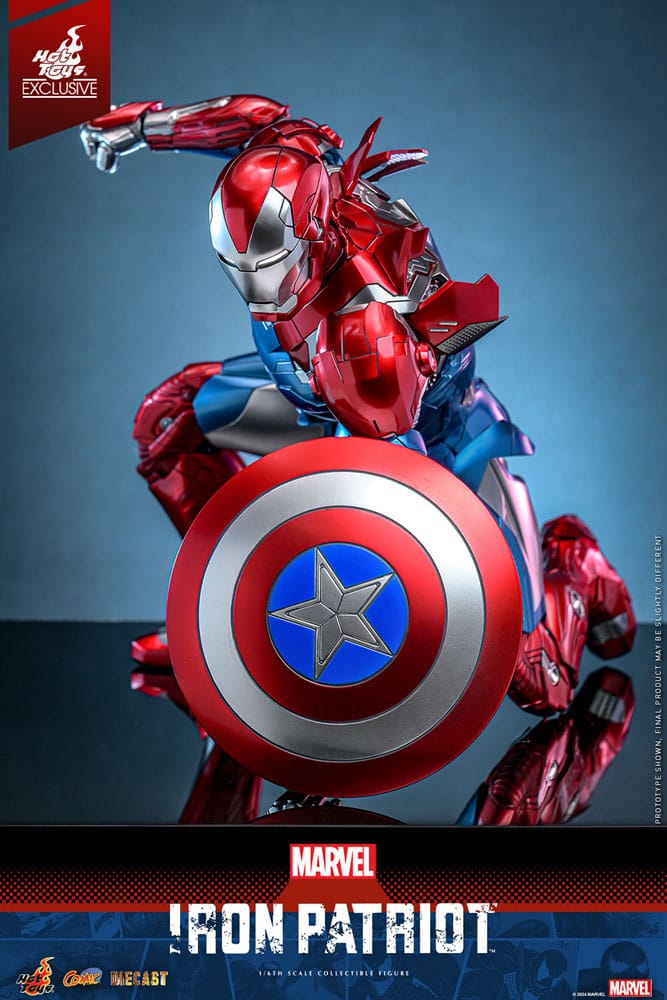 Marvel Diecast Iron Patriot Actionfigur 1/6 Hot Toys Hot Toys