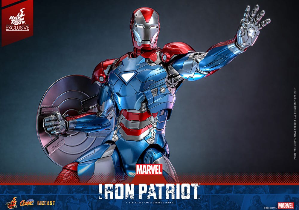 Marvel Diecast Iron Patriot Actionfigur 1/6 Hot Toys Hot Toys