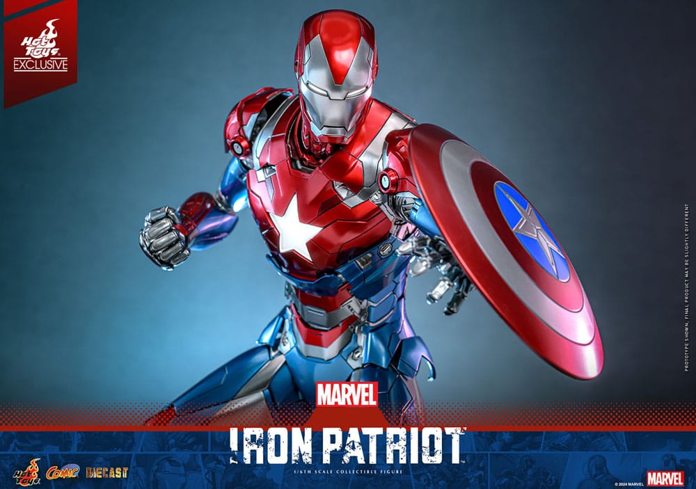 Marvel Diecast Iron Patriot Actionfigur 1/6 Hot Toys Hot Toys