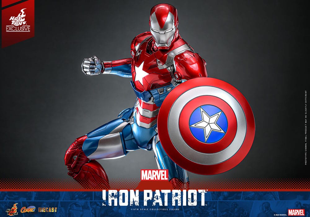 Marvel Diecast Iron Patriot Actionfigur 1/6 Hot Toys Hot Toys