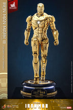 Iron Man Movie Masterpiece Diecast Action Figur 1/6 Mark III (Guldversion) Hot Toys