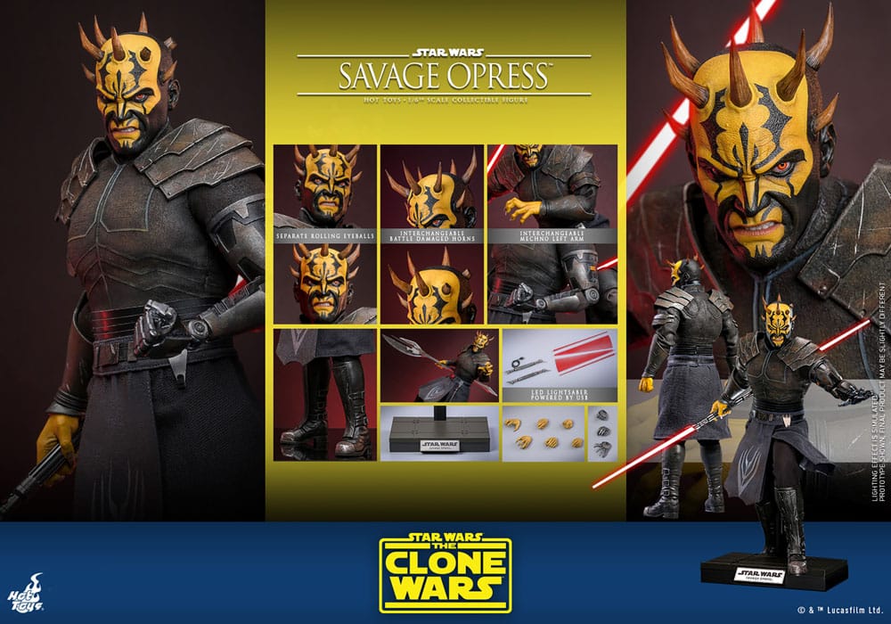 Star Wars: The Clone Wars Action Figur 1/6 Savage Opress 34 cm Hot Toys
