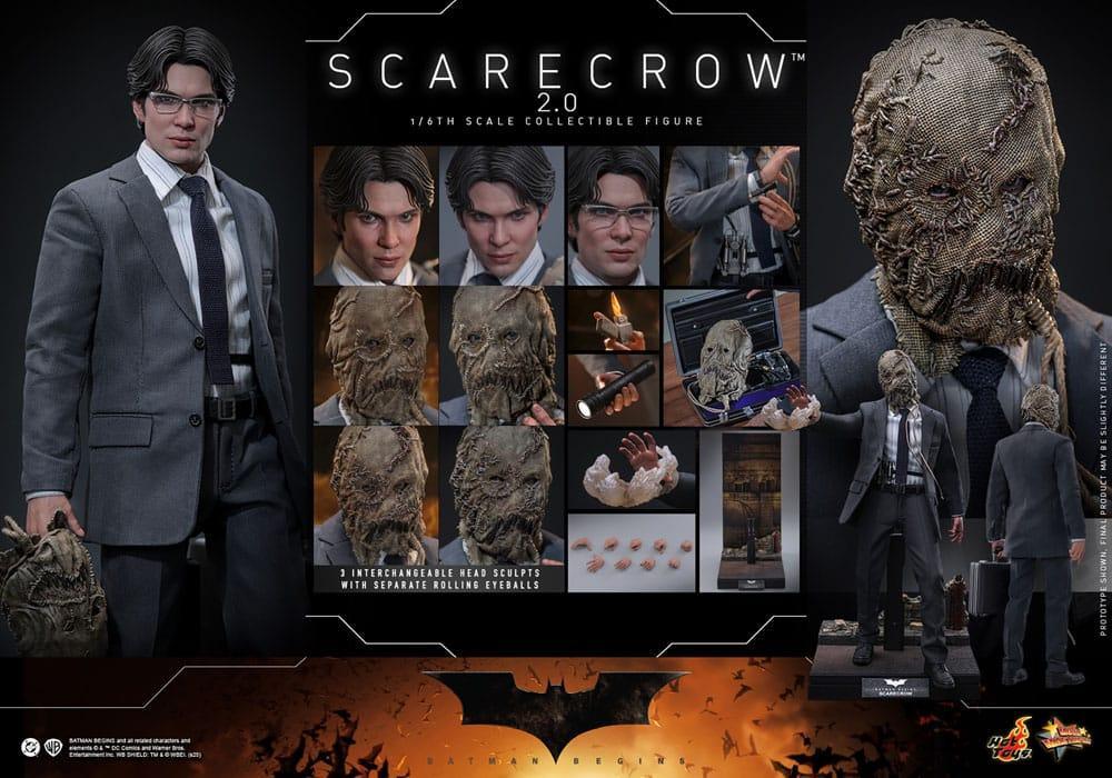 Batman Begins Movie Masterpiece Action Figur 1/6 Scarecrow 2.0 30 cm Hot Toys