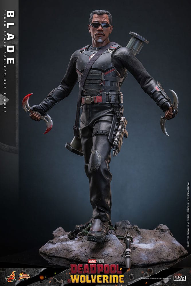 Deadpool & Wolverine Movie Masterpiece Action Figur 1/6 Blade 30 cm Hot Toys