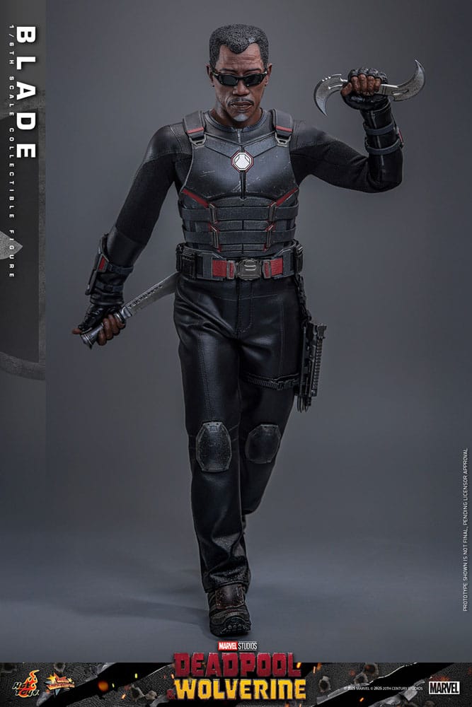 Deadpool & Wolverine Movie Masterpiece Action Figur 1/6 Blade 30 cm Hot Toys