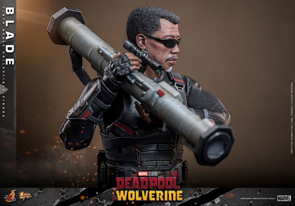 Deadpool & Wolverine Movie Masterpiece Action Figur 1/6 Blade 30 cm Hot Toys