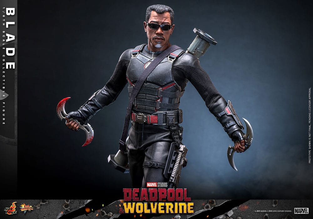 Deadpool & Wolverine Movie Masterpiece Action Figur 1/6 Blade 30 cm Hot Toys