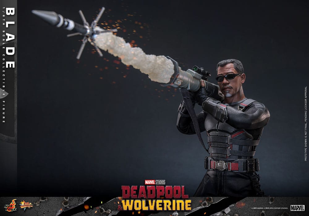 Deadpool & Wolverine Movie Masterpiece Action Figur 1/6 Blade 30 cm Hot Toys