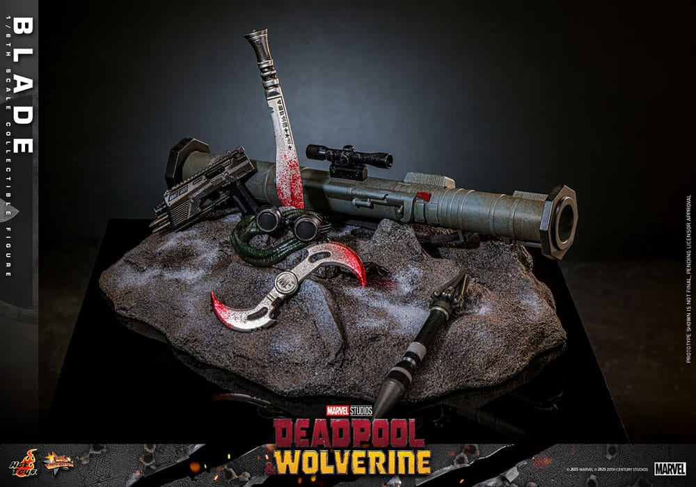 Deadpool & Wolverine Movie Masterpiece Action Figur 1/6 Blade 30 cm Hot Toys