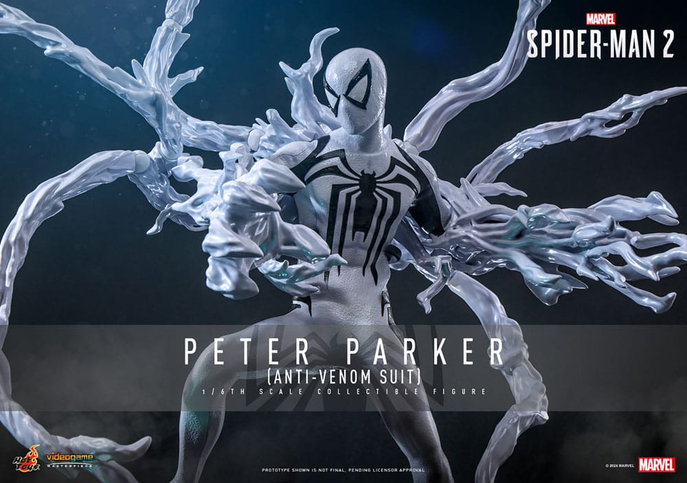 Spider-Man 2 Video Game Masterpiece Action Figur 1/6 Peter Parker (Anti-Venom Suit) 30 cm Hot Toys
