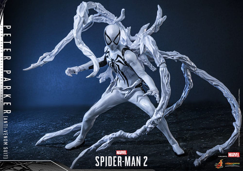 Spider-Man 2 Video Game Masterpiece Action Figur 1/6 Peter Parker (Anti-Venom Suit) 30 cm Hot Toys