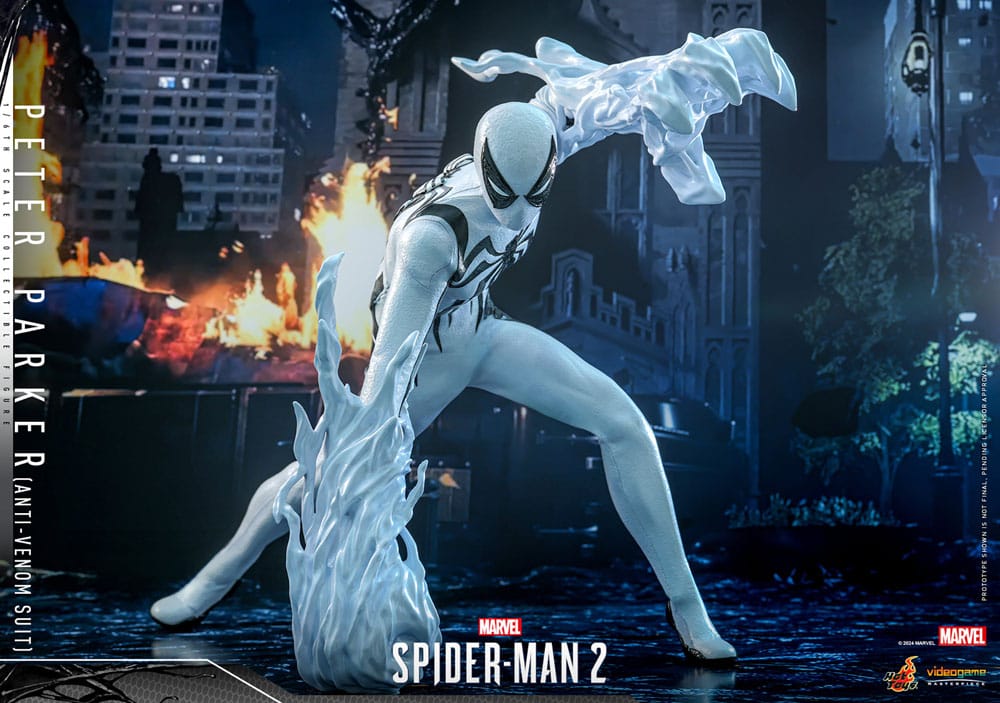 Spider-Man 2 Video Game Masterpiece Action Figur 1/6 Peter Parker (Anti-Venom Suit) 30 cm Hot Toys