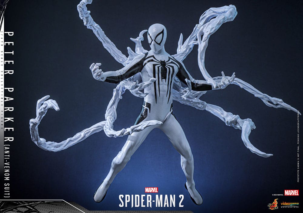 Spider-Man 2 Video Game Masterpiece Action Figur 1/6 Peter Parker (Anti-Venom Suit) 30 cm Hot Toys