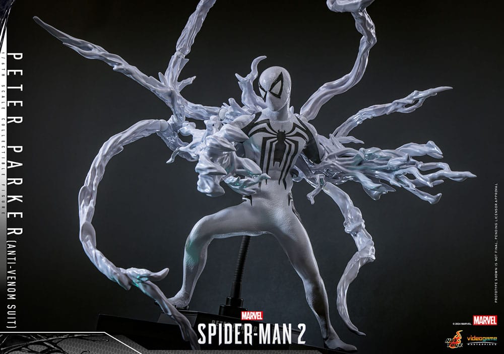 Spider-Man 2 Video Game Masterpiece Action Figur 1/6 Peter Parker (Anti-Venom Suit) 30 cm Hot Toys