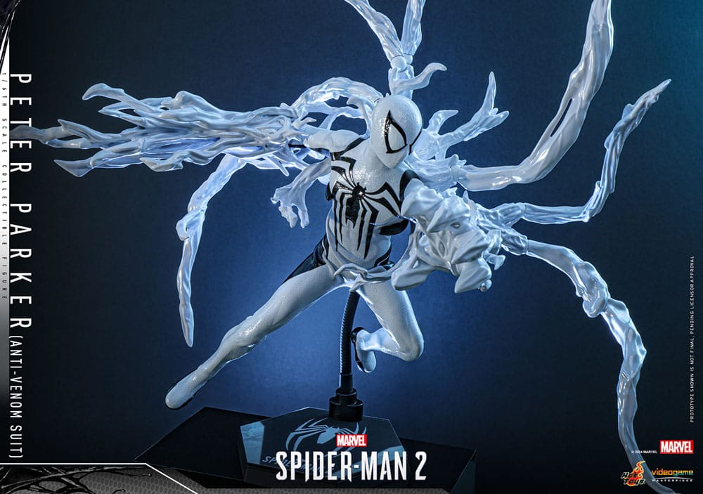 Spider-Man 2 Video Game Masterpiece Action Figur 1/6 Peter Parker (Anti-Venom Suit) 30 cm Hot Toys