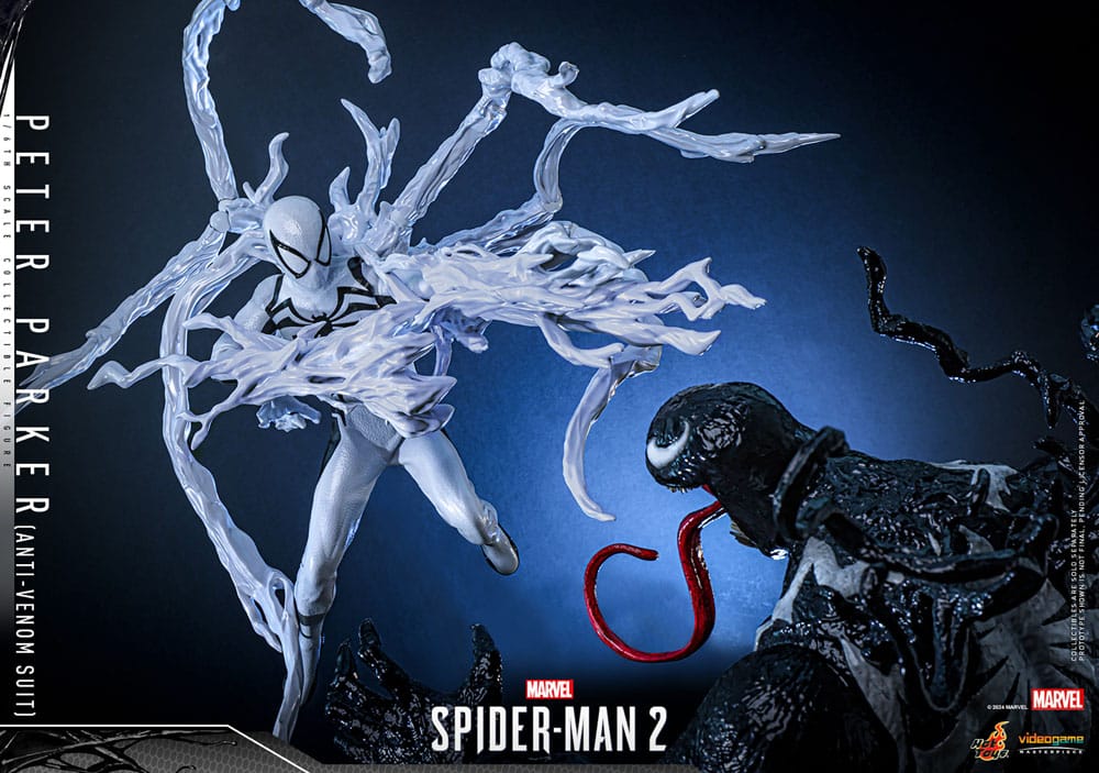 Spider-Man 2 Video Game Masterpiece Action Figur 1/6 Peter Parker (Anti-Venom Suit) 30 cm Hot Toys