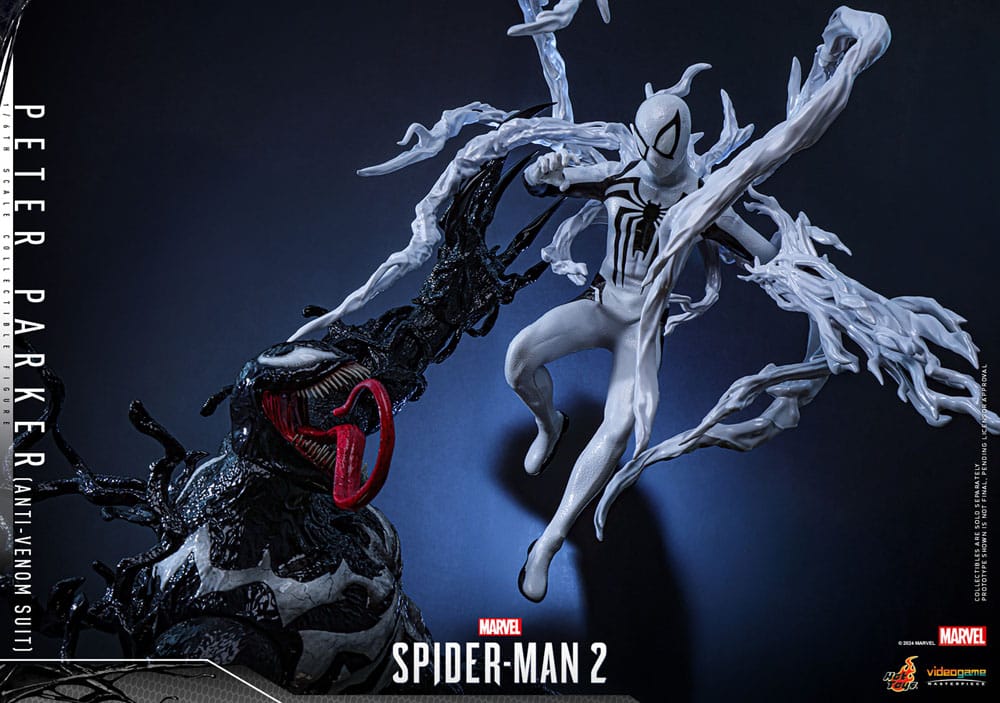Spider-Man 2 Video Game Masterpiece Action Figur 1/6 Peter Parker (Anti-Venom Suit) 30 cm Hot Toys