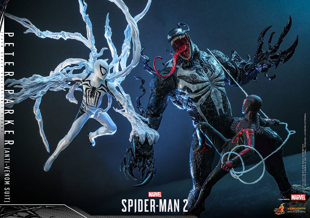 Spider-Man 2 Video Game Masterpiece Action Figur 1/6 Peter Parker (Anti-Venom Suit) 30 cm Hot Toys