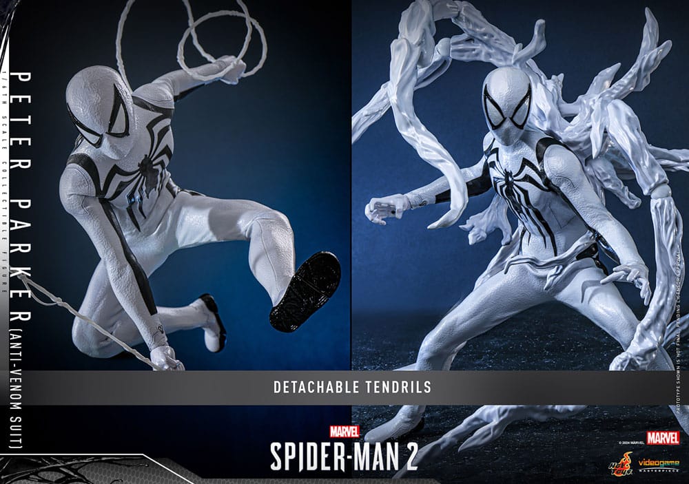 Spider-Man 2 Video Game Masterpiece Action Figur 1/6 Peter Parker (Anti-Venom Suit) 30 cm Hot Toys