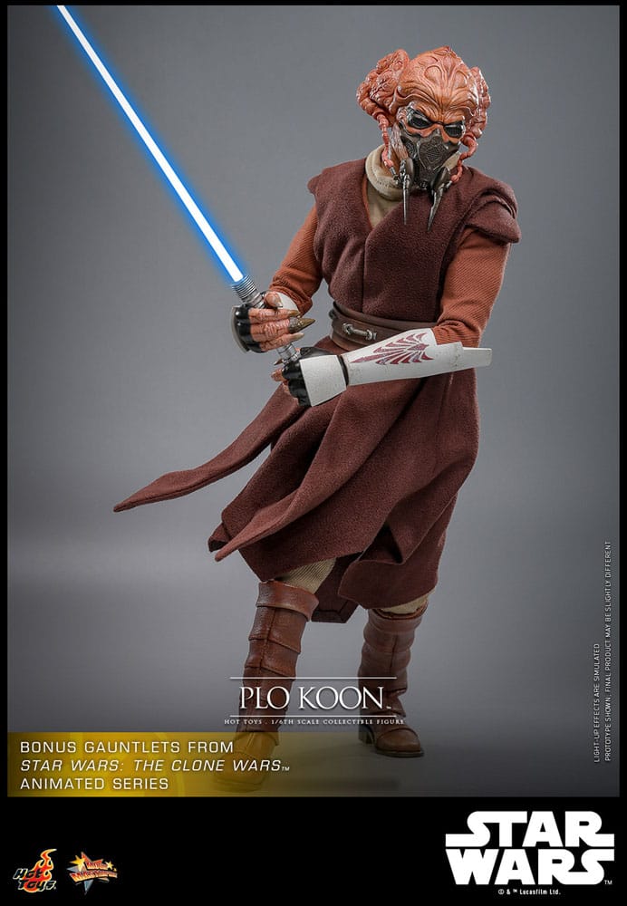 Star Wars Movie Masterpiece Action Figur 1/6 Plo Koon 31 cm Hot Toys