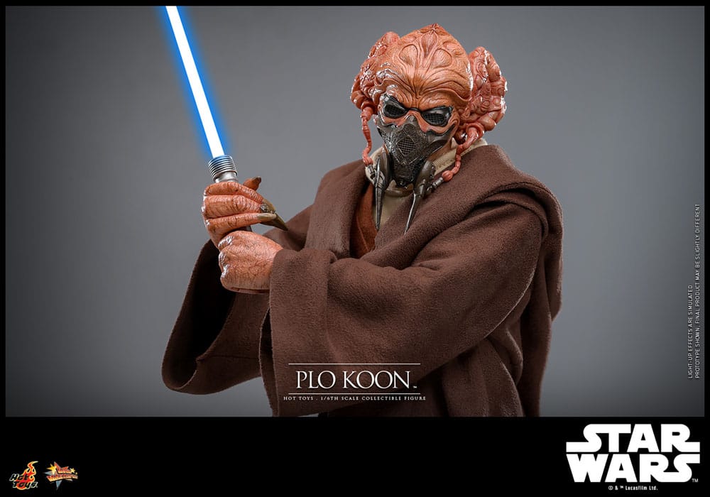 Star Wars Movie Masterpiece Action Figur 1/6 Plo Koon 31 cm Hot Toys
