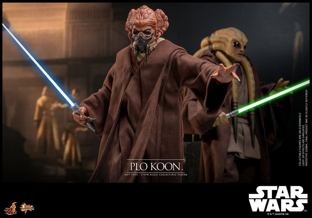Star Wars Movie Masterpiece Action Figur 1/6 Plo Koon 31 cm Hot Toys