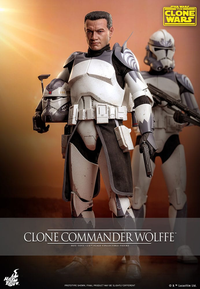 Star Wars: The Clone Wars Action Figur 1/6 Clone Commander Wolffe 30 cm Hot Toys