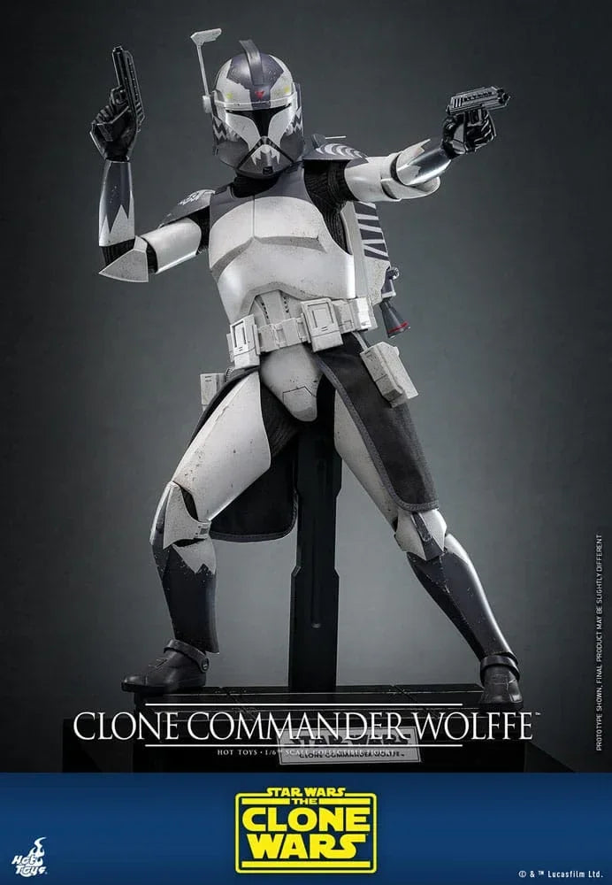 Star Wars: The Clone Wars Action Figur 1/6 Clone Commander Wolffe 30 cm Hot Toys