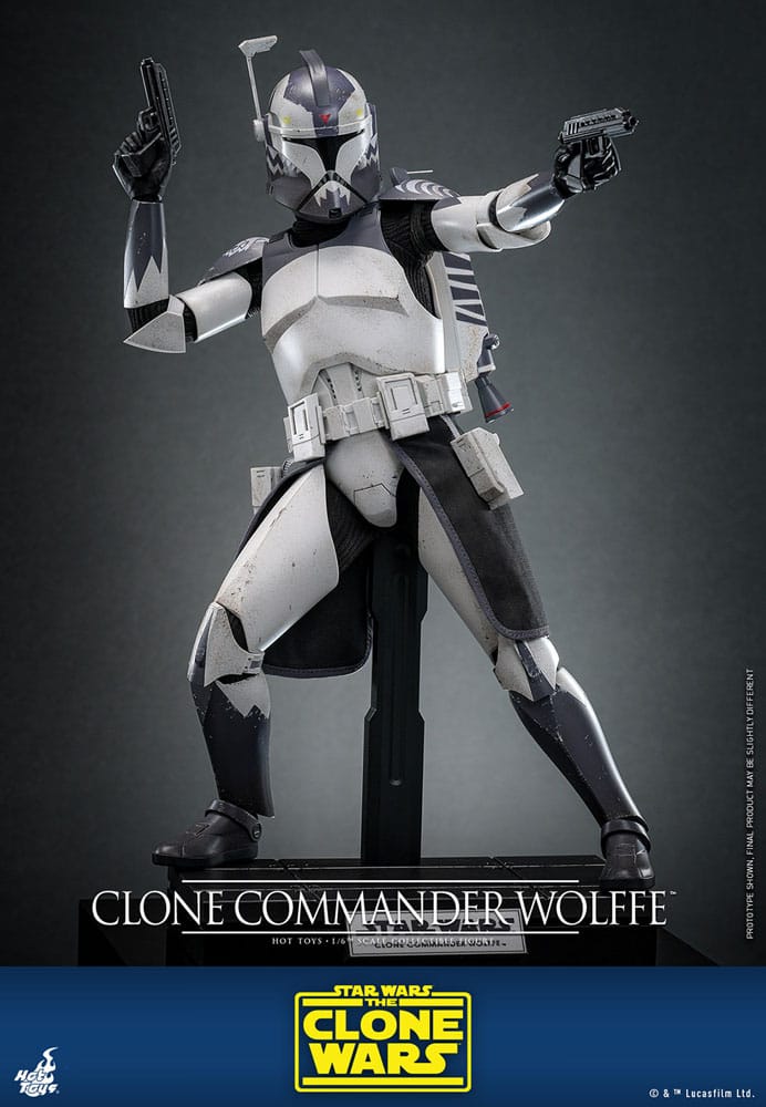 Star Wars: The Clone Wars Action Figur 1/6 Clone Commander Wolffe 30 cm Hot Toys