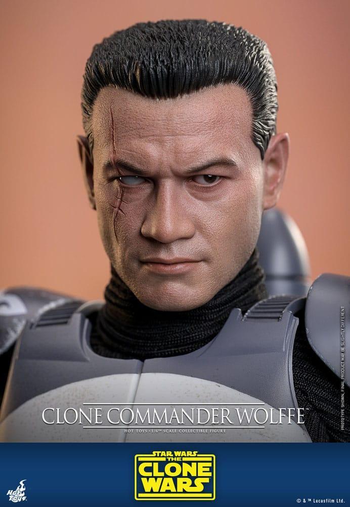 Star Wars: The Clone Wars Action Figur 1/6 Clone Commander Wolffe 30 cm Hot Toys