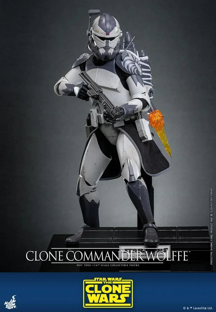 Star Wars: The Clone Wars Action Figur 1/6 Clone Commander Wolffe 30 cm Hot Toys