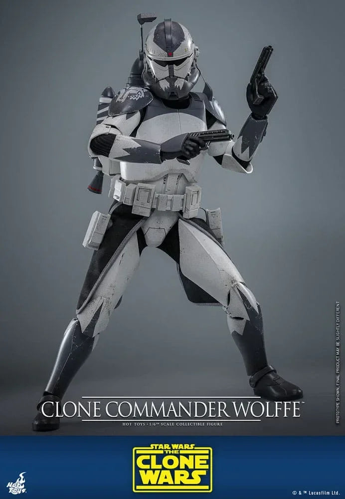 Star Wars: The Clone Wars Action Figur 1/6 Clone Commander Wolffe 30 cm Hot Toys