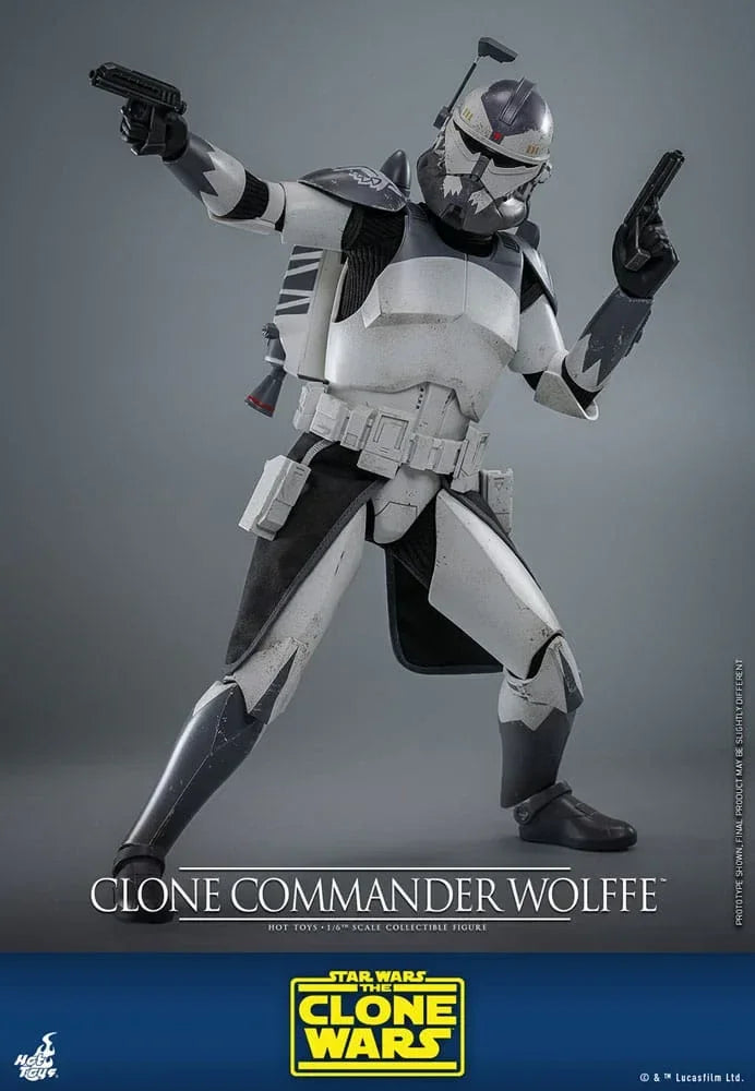 Star Wars: The Clone Wars Action Figur 1/6 Clone Commander Wolffe 30 cm Hot Toys