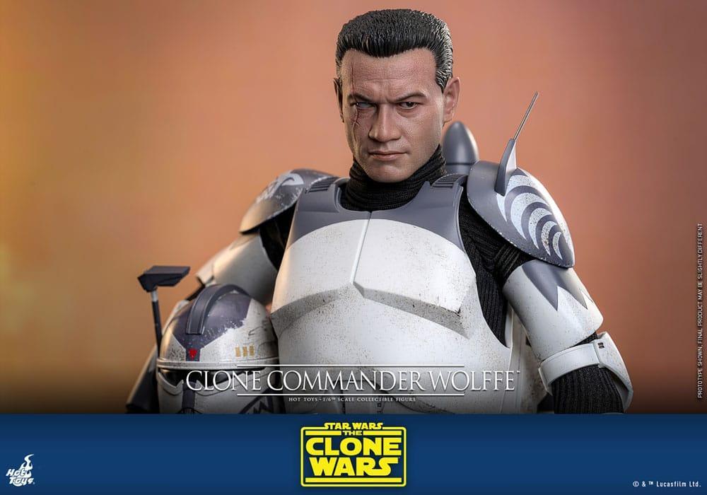 Star Wars: The Clone Wars Action Figur 1/6 Clone Commander Wolffe 30 cm Hot Toys