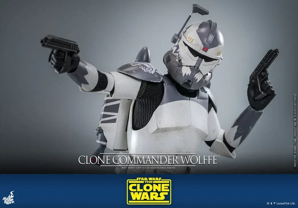 Star Wars: The Clone Wars Action Figur 1/6 Clone Commander Wolffe 30 cm Hot Toys