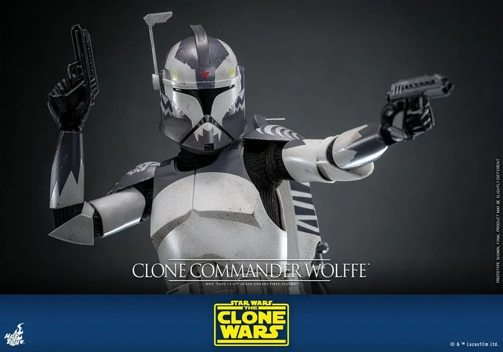 Star Wars: The Clone Wars Action Figur 1/6 Clone Commander Wolffe 30 cm Hot Toys