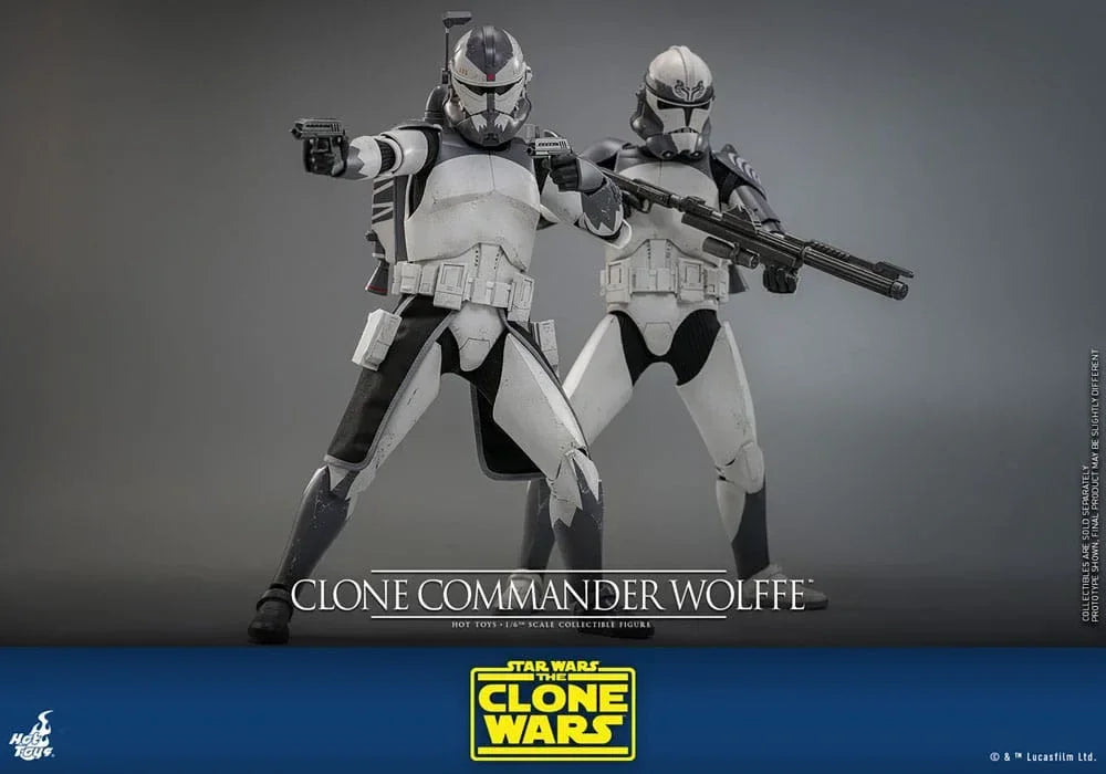 Star Wars: The Clone Wars Action Figur 1/6 Clone Commander Wolffe 30 cm Hot Toys