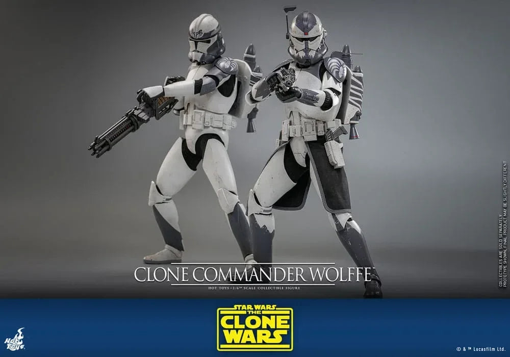 Star Wars: The Clone Wars Action Figur 1/6 Clone Commander Wolffe 30 cm Hot Toys