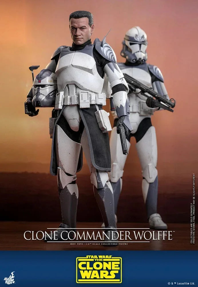 Star Wars: The Clone Wars Action Figur 1/6 Clone Commander Wolffe 30 cm Hot Toys
