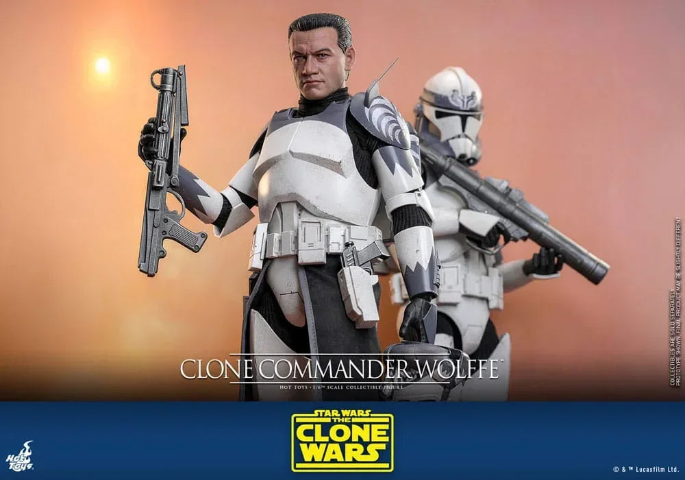 Star Wars: The Clone Wars Action Figur 1/6 Clone Commander Wolffe 30 cm Hot Toys